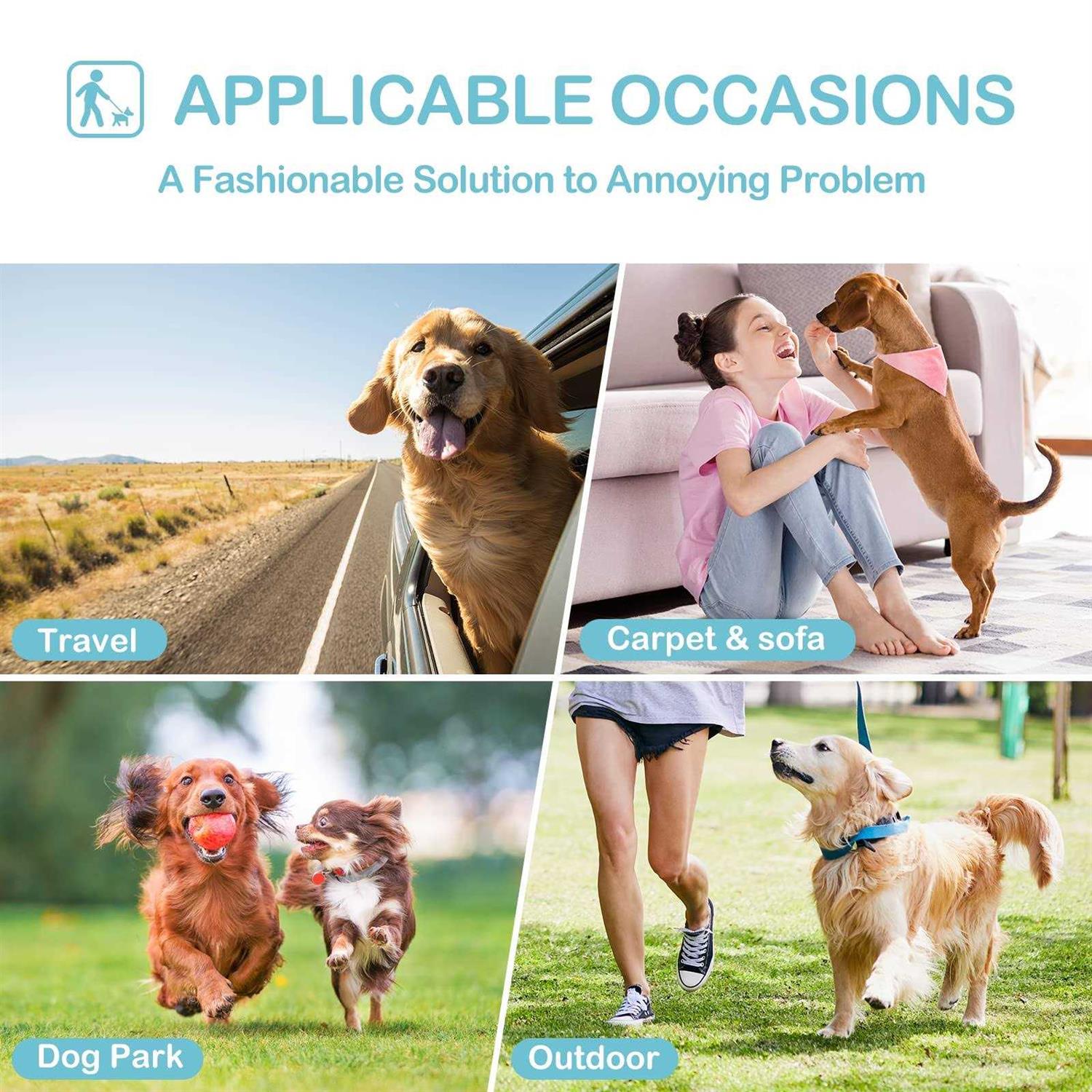 Avont 3 Pack Washable Female Dog Diapers Premium Reusable Highly Absorbent Doggie Diapers Wraps Durable Dog Diaper Cover - Healthber