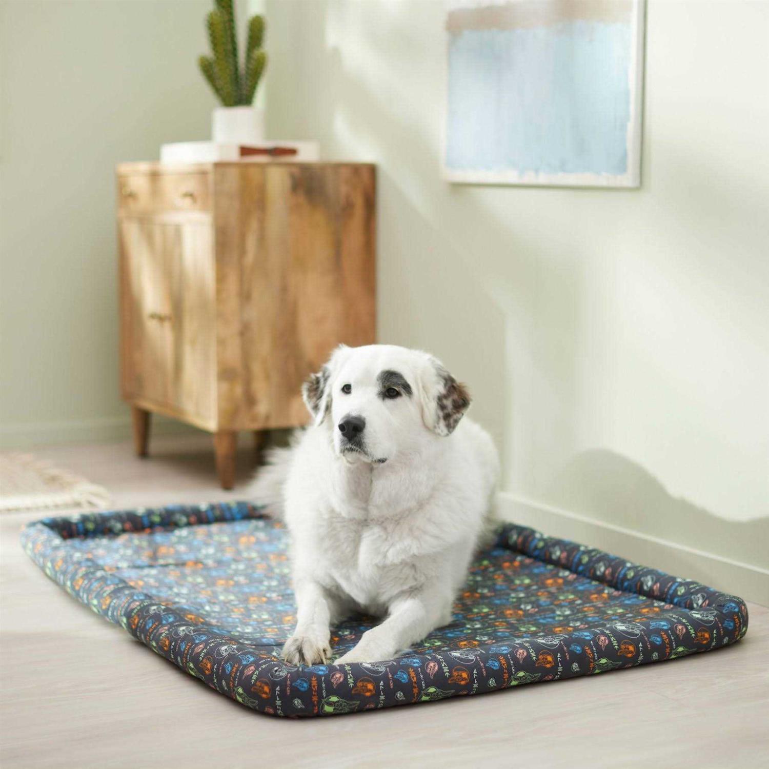 STAR WARS THE MANDALORIAN GROGU AUREBRESH Dog Crate Mat - Healthber
