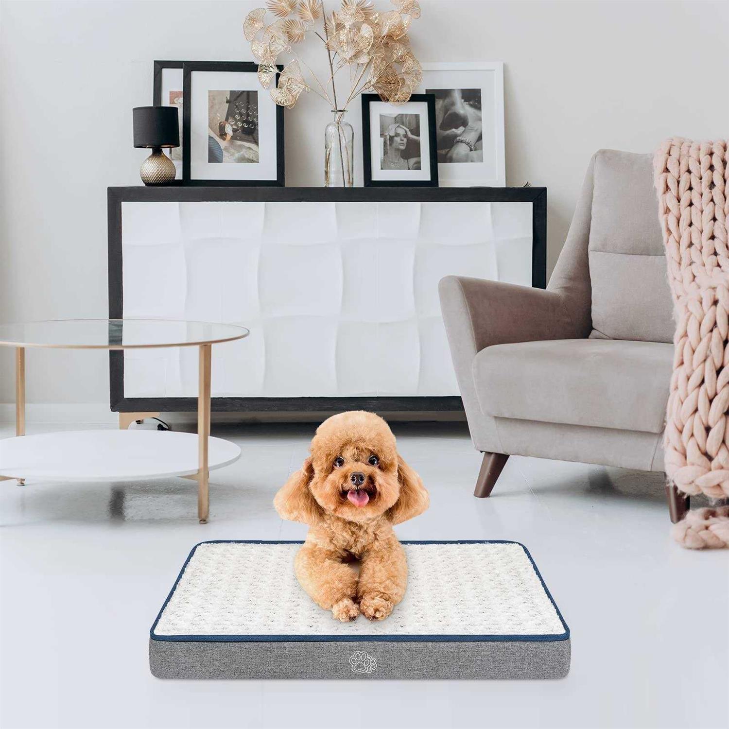 EMPSIGN Dog Bed Crate Pad Washable Removable Cover - Healthber
