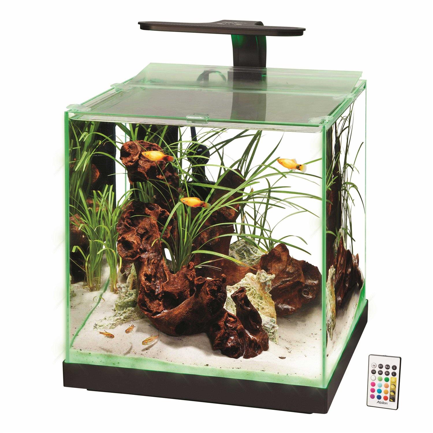 Aqueon Edgelit Cube Aquarium - Healthber