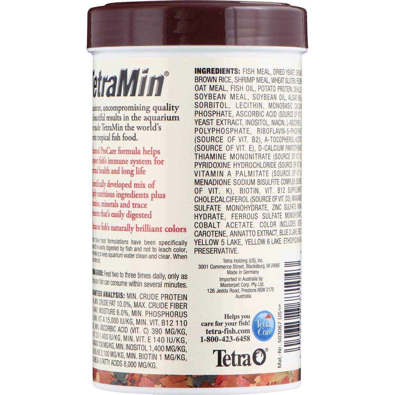 Tetra TetraMin Tropical Flakes Fish Food - Healthber