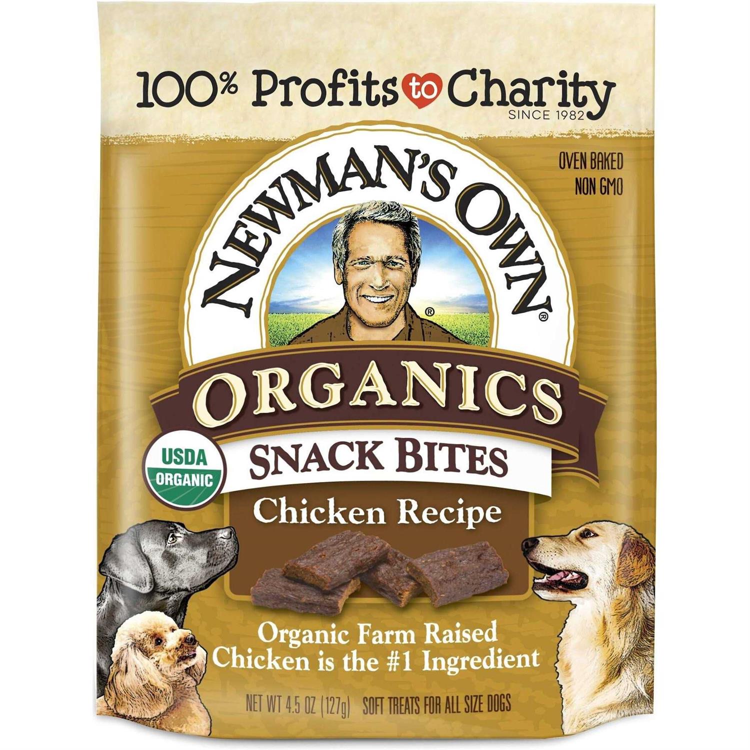 Newman’s Own Dog Treats Chicken Recipe Snack Bites - Healthber