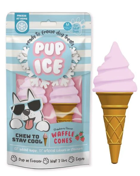 Pup Ice Waffle Cone, 2pk - Healthber
