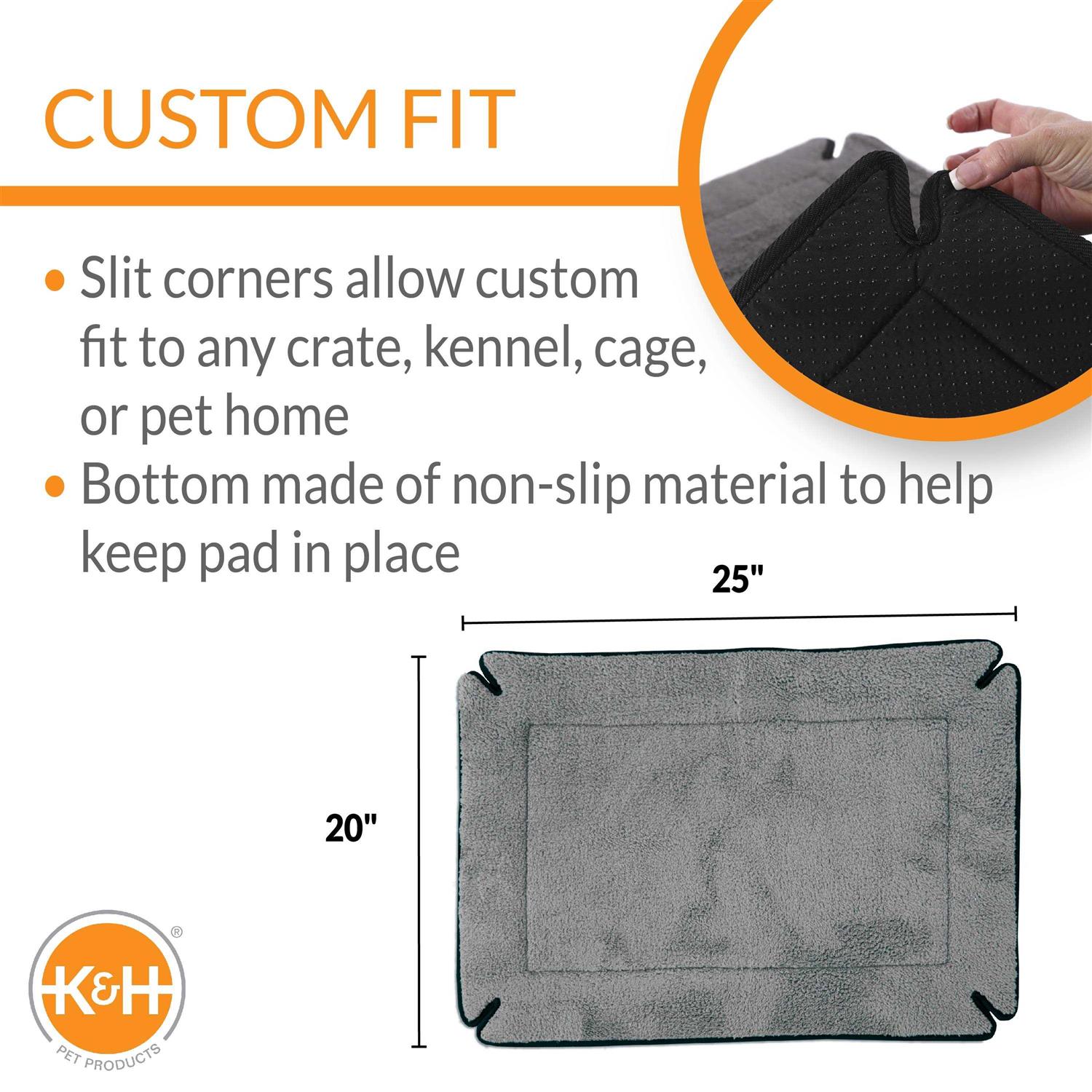 K&H Pet Products Memory Foam Crate Pad - Healthber