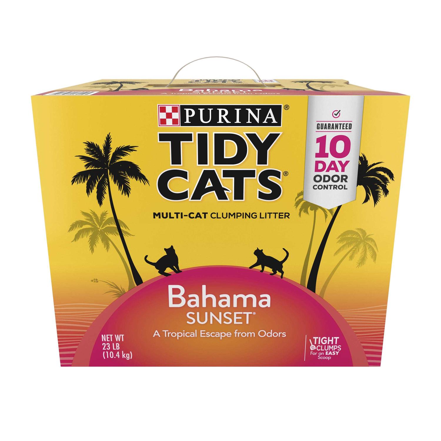 Tidy Cats Bahama Sunset Multi-Cat Clumping Cat Litter - Healthber