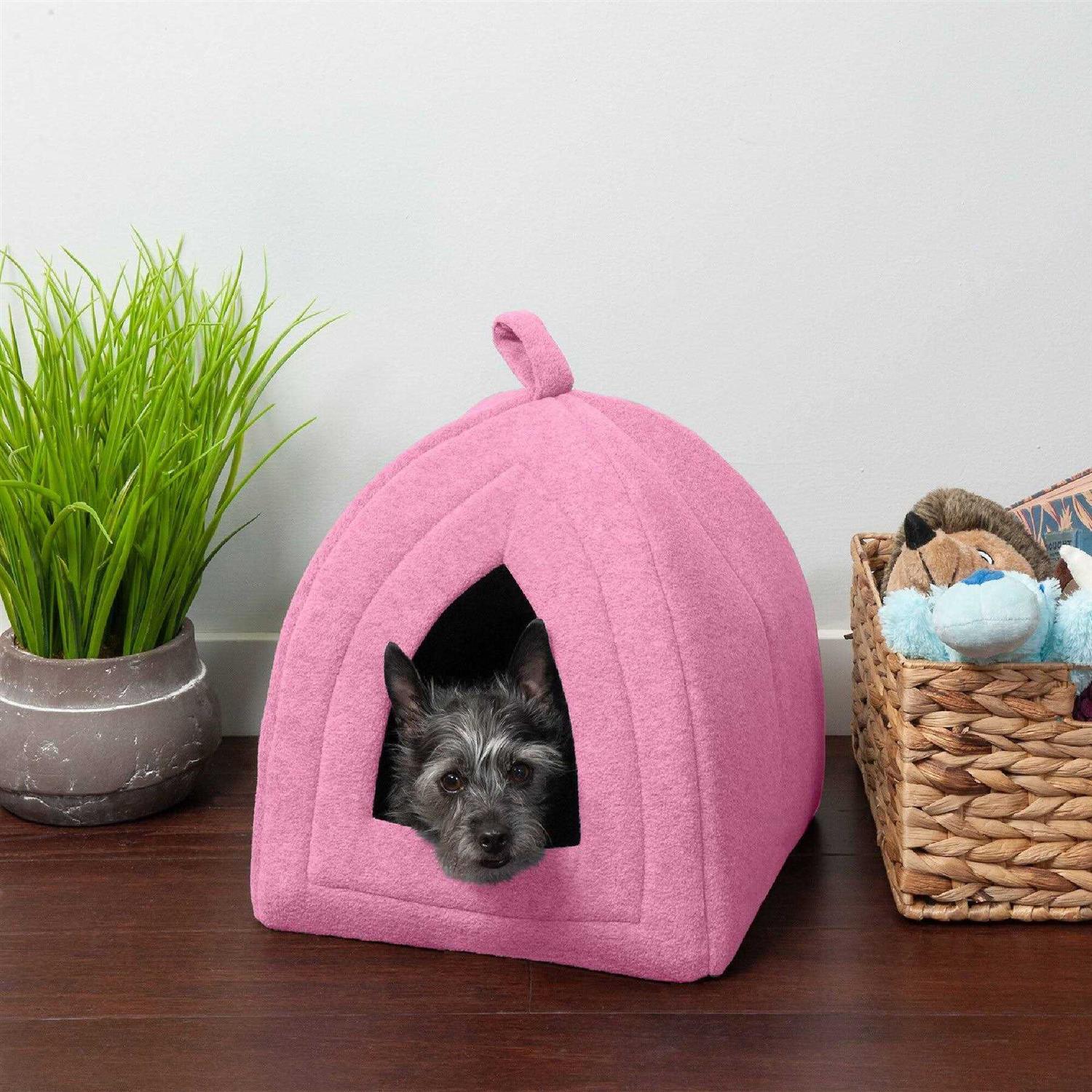 FurHaven Fleece Pet Bed Tent - Healthber