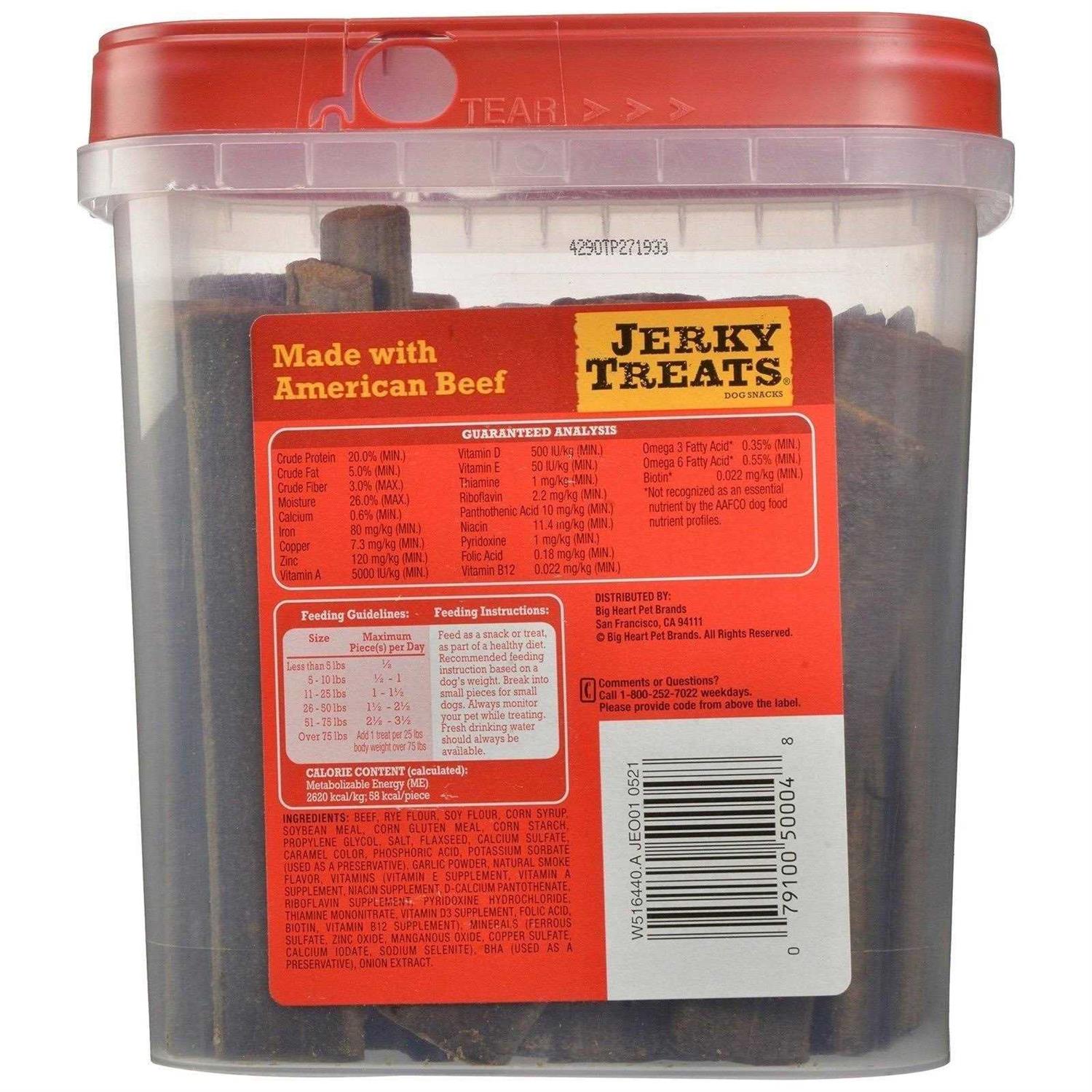 Jerky Treats Tender Beef Strips Dog Snacks - Healthber