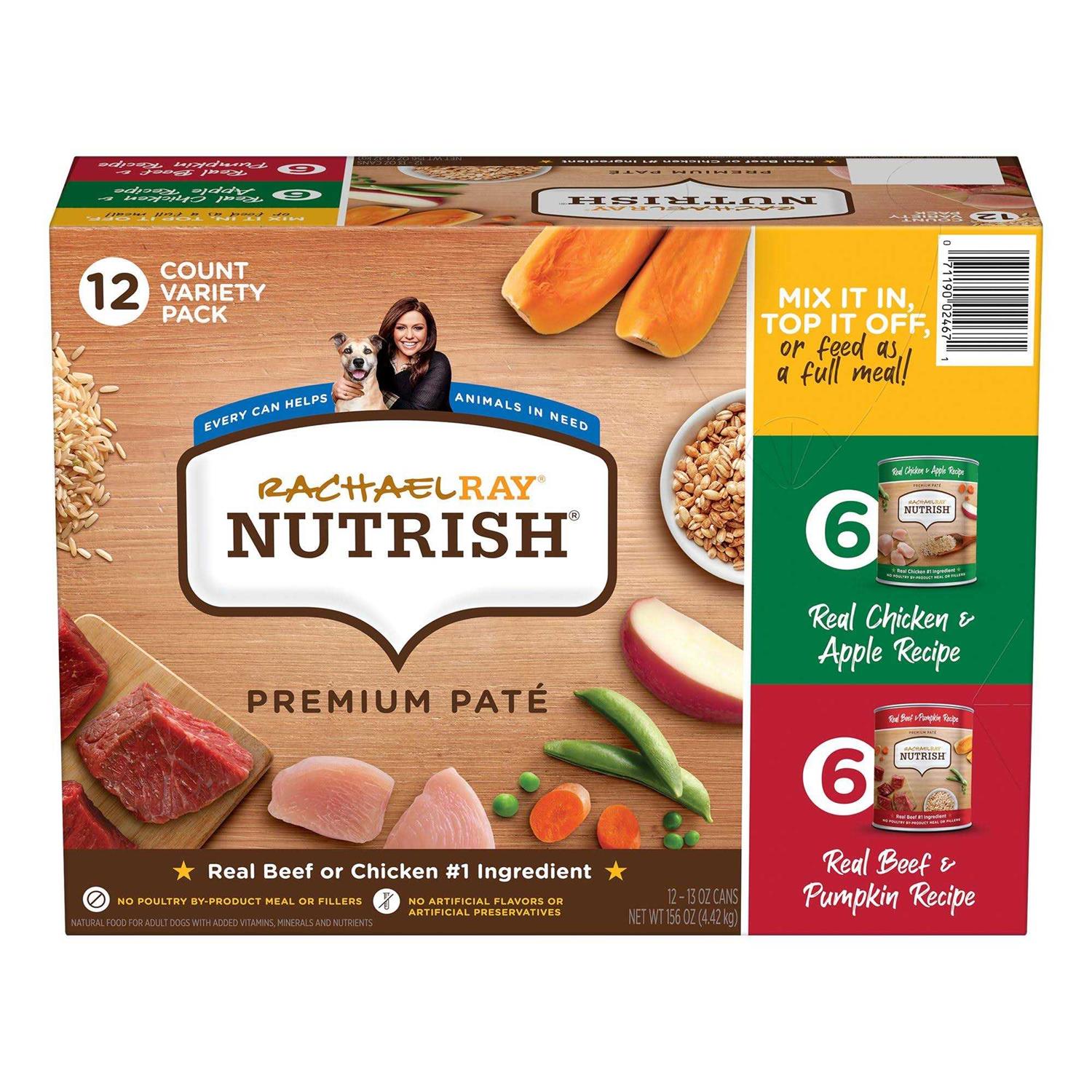 Rachael Ray Nutrish Premium Wet Dog Food Variety Pack - Healthber