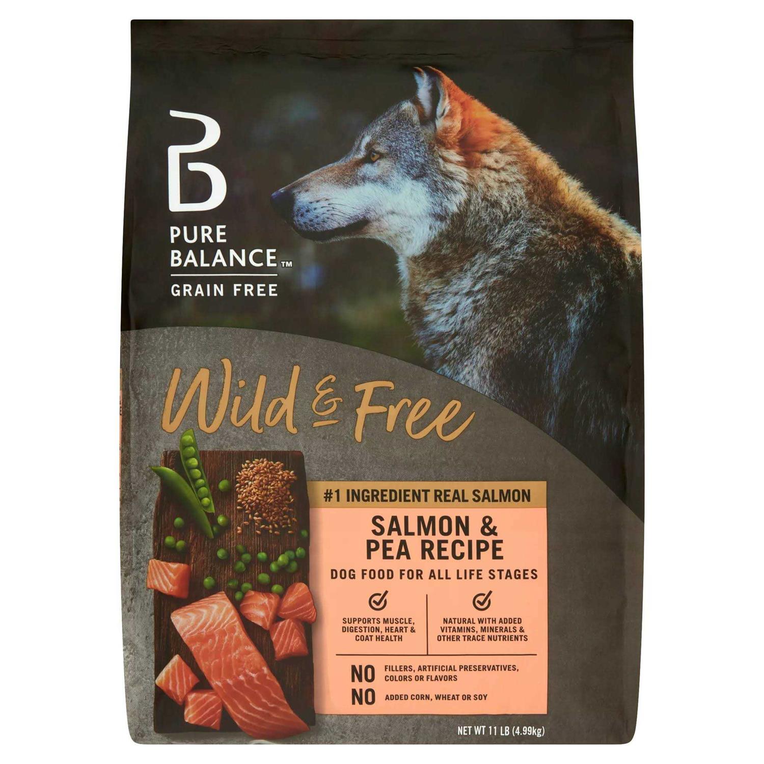 Pure Balance Wild & Free Salmon & Pea Recipe Dry Dog Food - Healthber