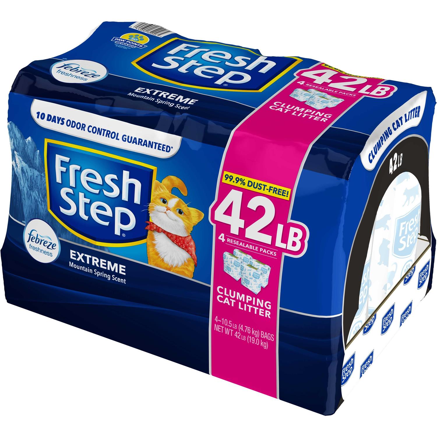 Fresh Step Extreme Clumping Cat Litter with Febreze - Healthber