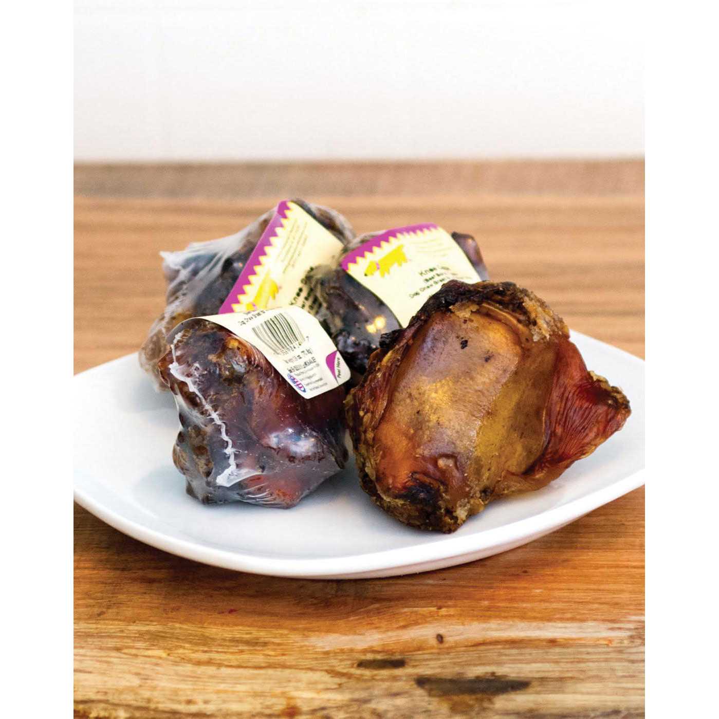 Jones Natural Chews Beef Knee Cap Dog Treat - Healthber