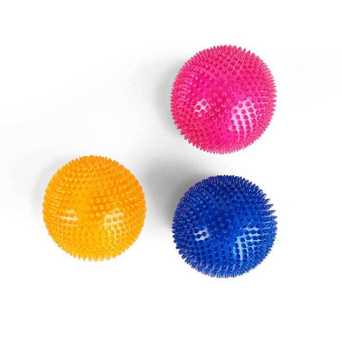 Leaps & Bounds Spiny Ball Dog Chew Toy - Healthber