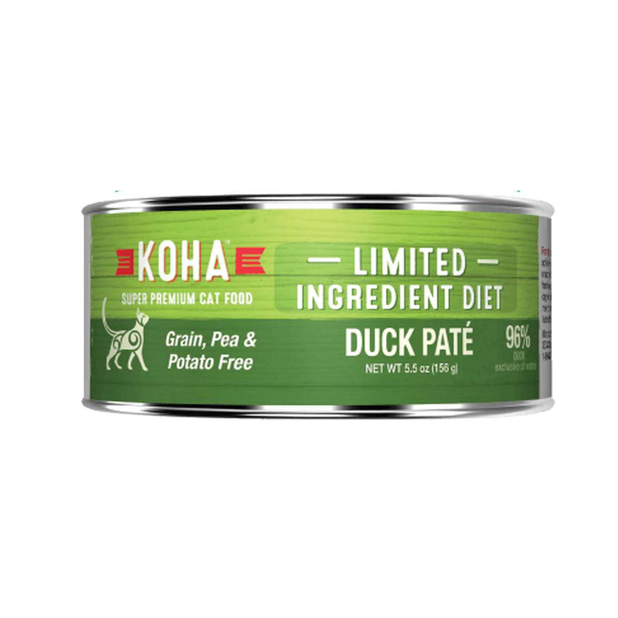 Koha Limited Ingredient Diet Duck Pate for Cats Single Meat Wet Cat Food for Sensitive Stomachs - Healthber