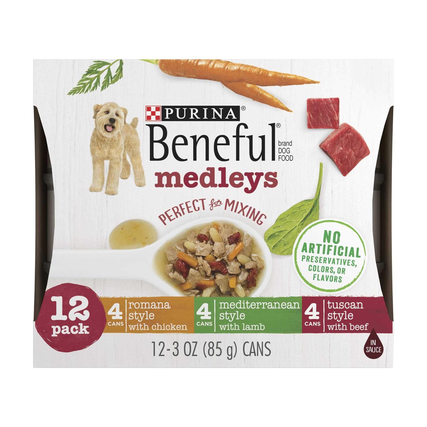 Purina Beneful Medleys Wet Dog Food - Healthber