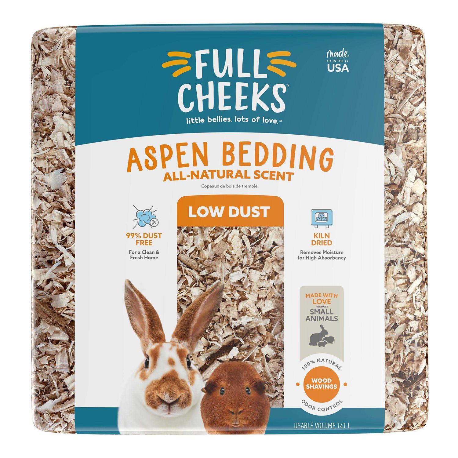 Full Cheeks Small Pet Aspen Bedding - Healthber