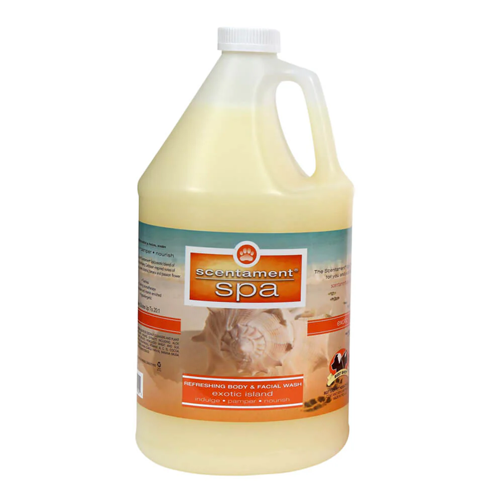 Scentament Spa Exotic Island Facial & Body Wash, Gallon - Healthber