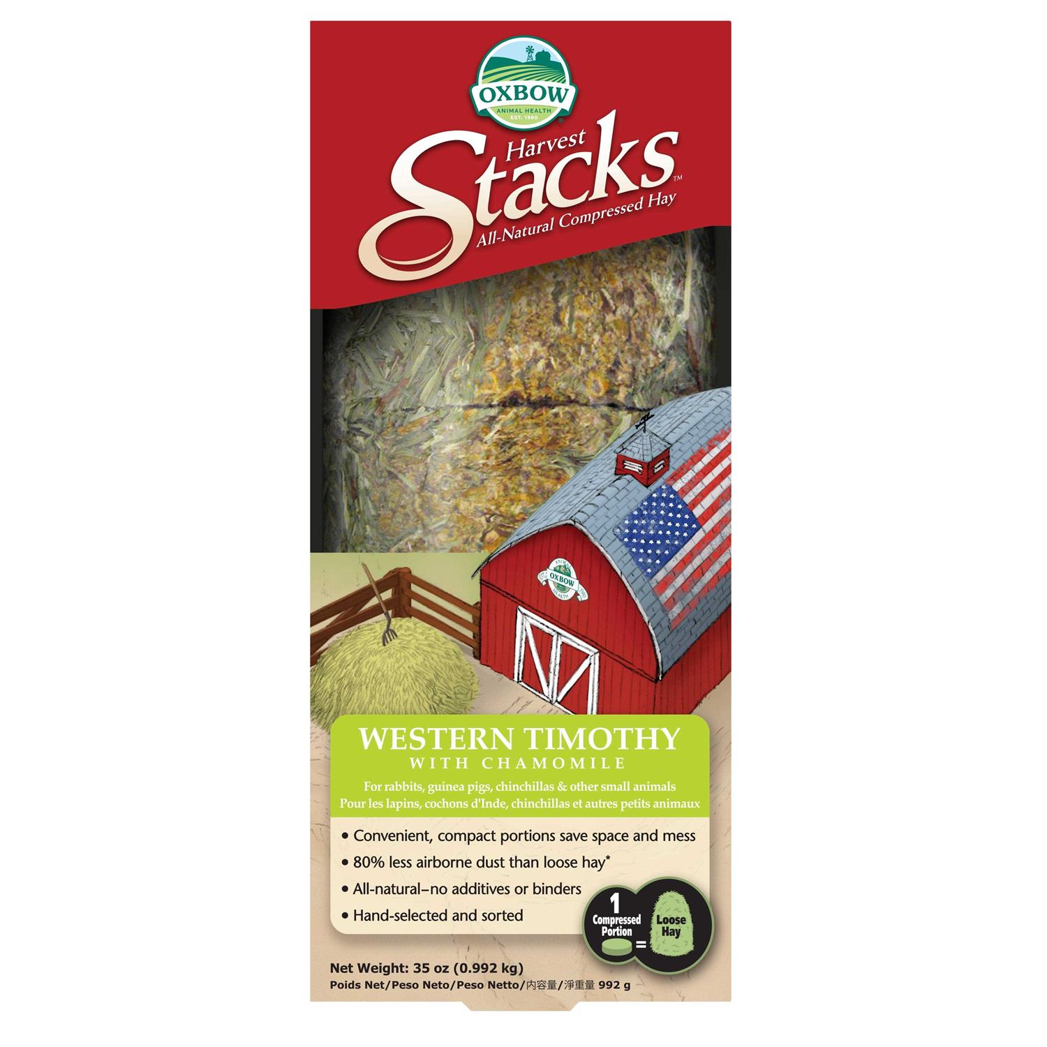 Oxbow Harvest Stacks Western Timothy Hay - Healthber
