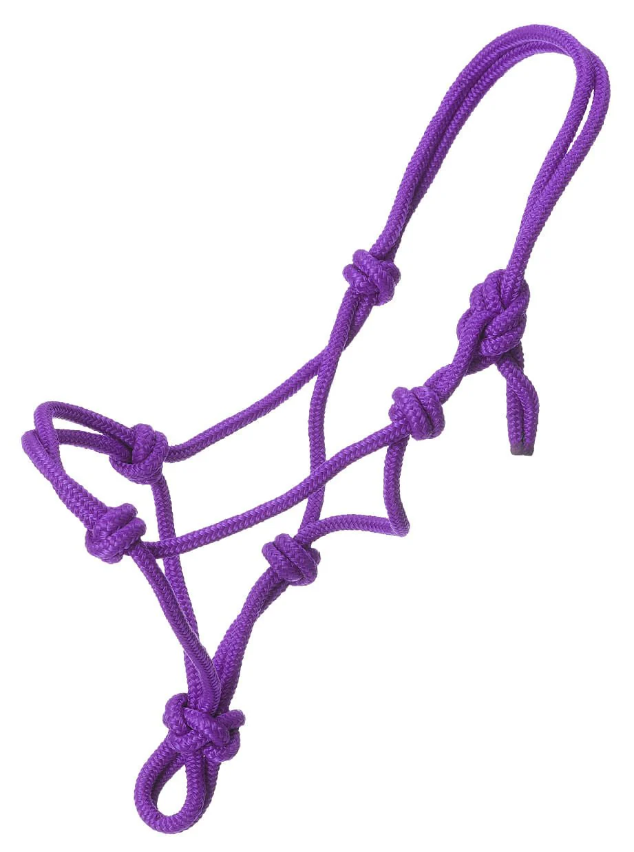 Tough1 Miniature Poly Rope Adjustable Halter - Healthber
