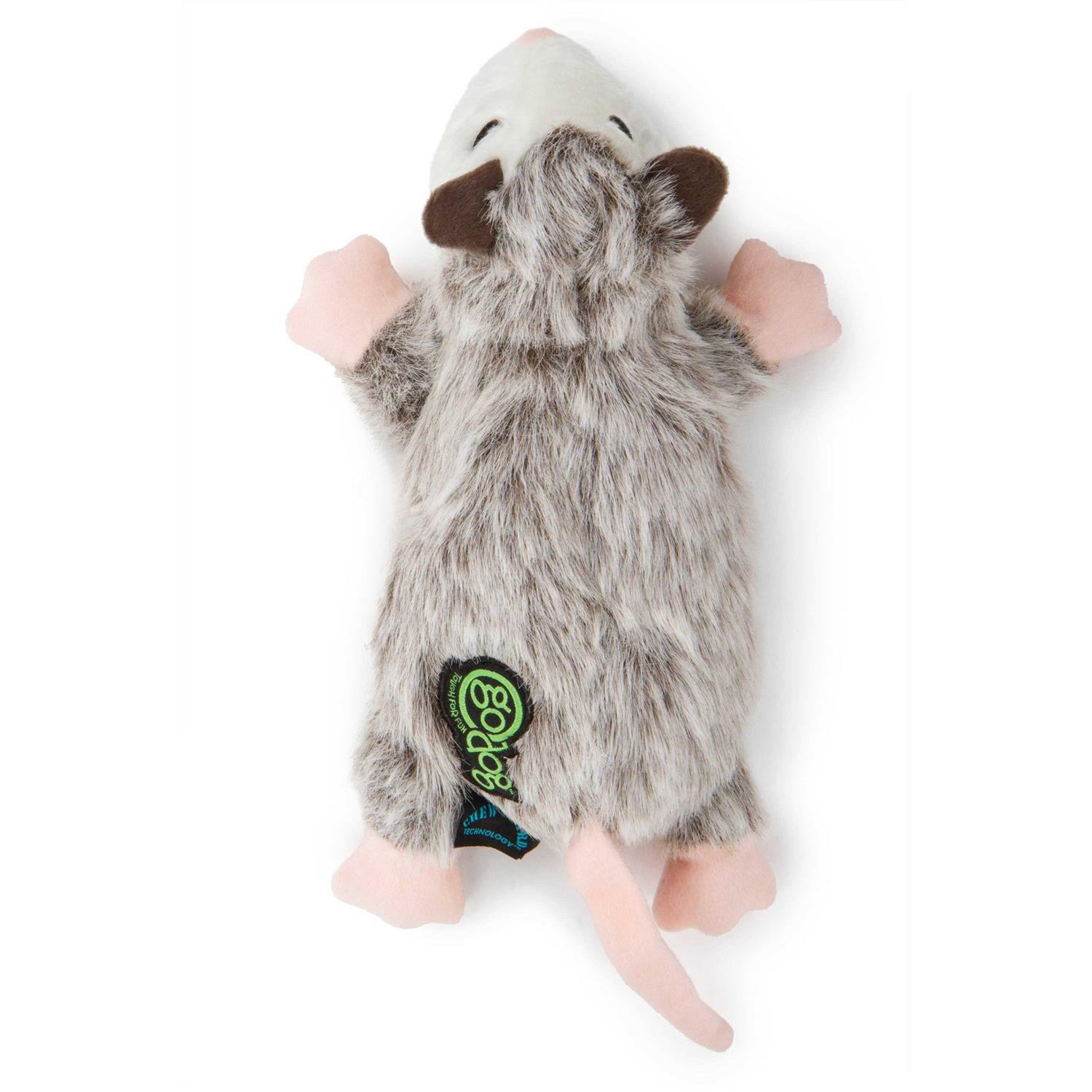 goDog Flatz Squeaky Plush Dog Toy - Healthber