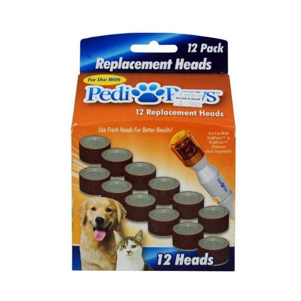 As Seen on TV Pedipaws Replacement Filing Heads 12 Replacement Heads - Healthber