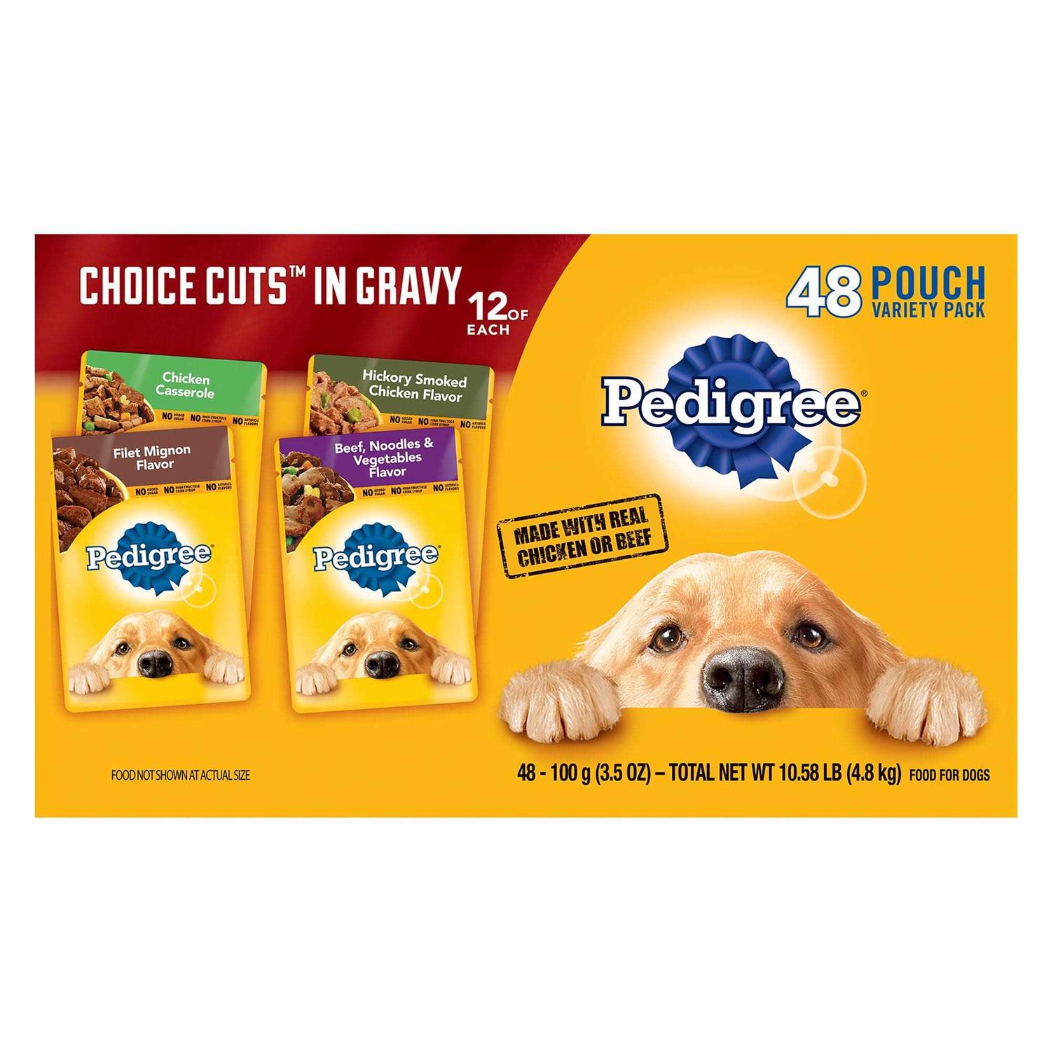 Pedigree Choice Cuts in Gravy Wet Dog Food Variety Pack - Healthber