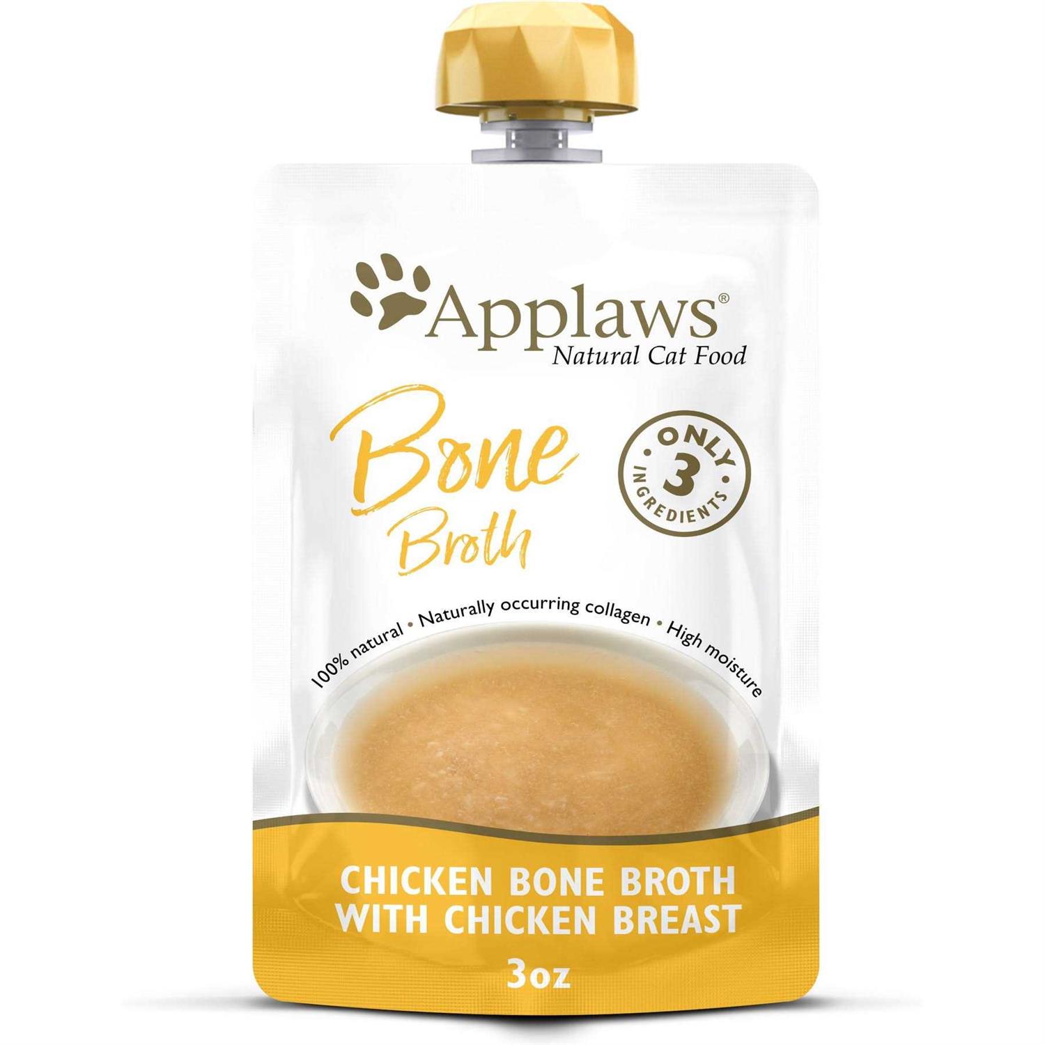 Applaws Chicken Broth with Chicken Breast Bone Broth Wet Cat Food - Healthber