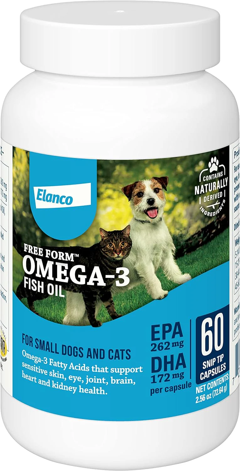 Free Form Omega-3 Fish Oil Snip Tip Capsules - Healthber