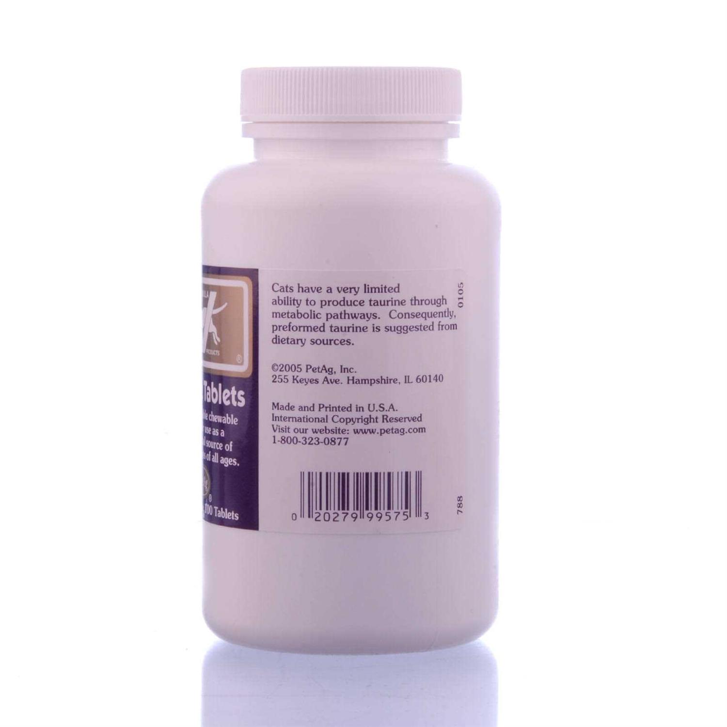 PetAg Taurine 100 Chewable Tablets - Healthber