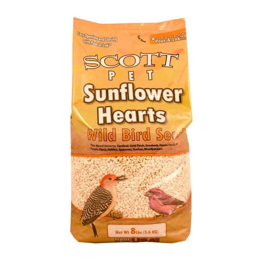 Scott Pet Sunflower Hearts/Chips 8LB - Healthber