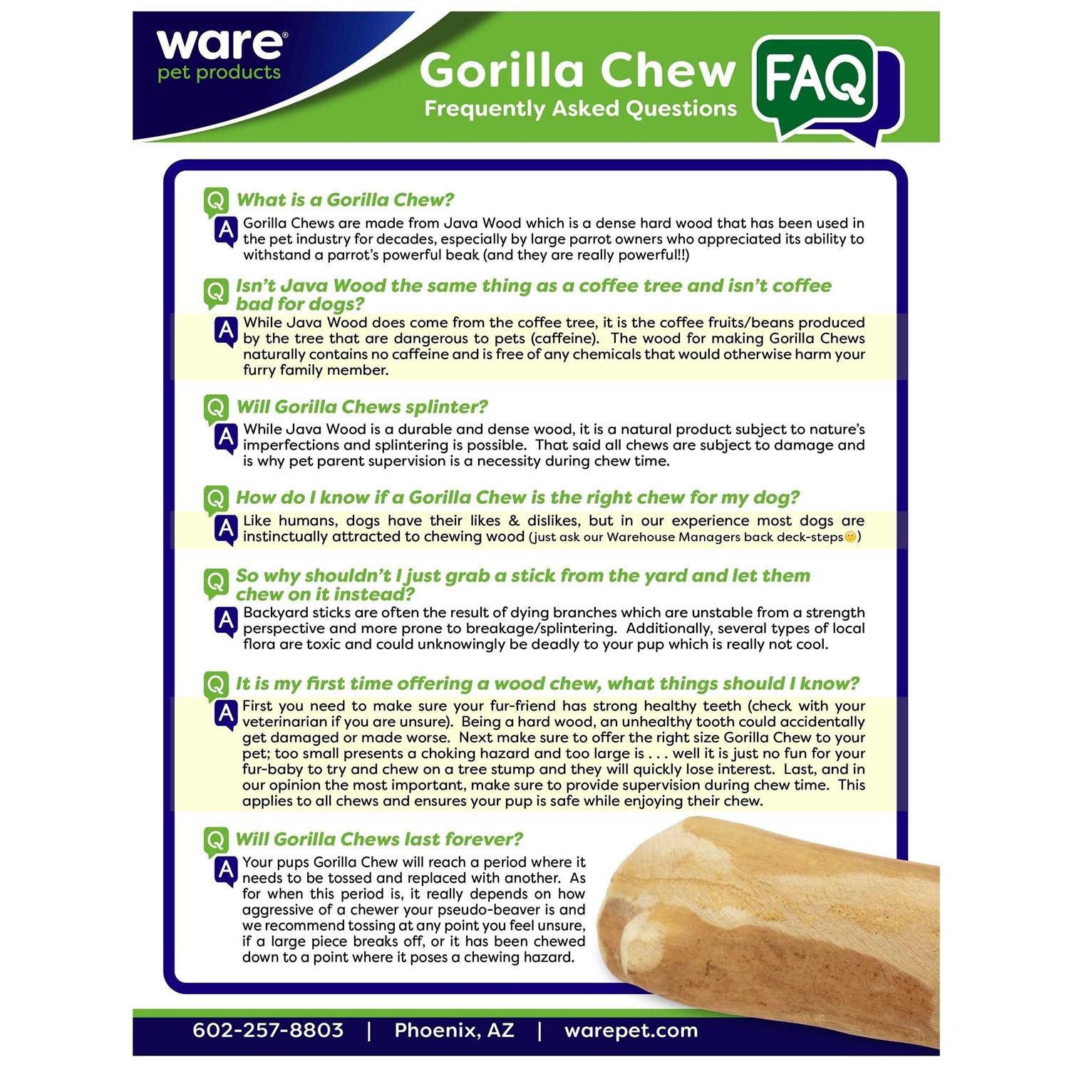 Ware Gorilla Chew - Healthber