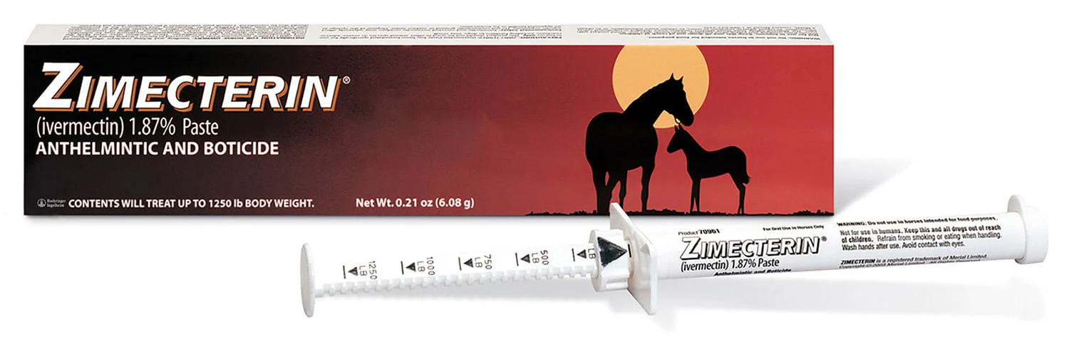 Zimecterin Horse Dewormer Paste, 1-dose - Healthber
