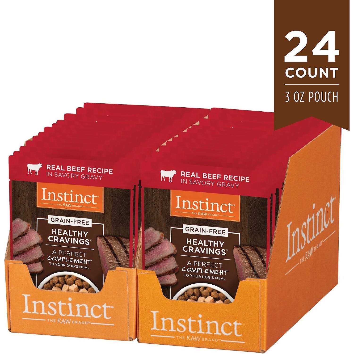Instinct Healthy Cravings Grain Free Real Recipe Wet Dog Food Topper - Healthber