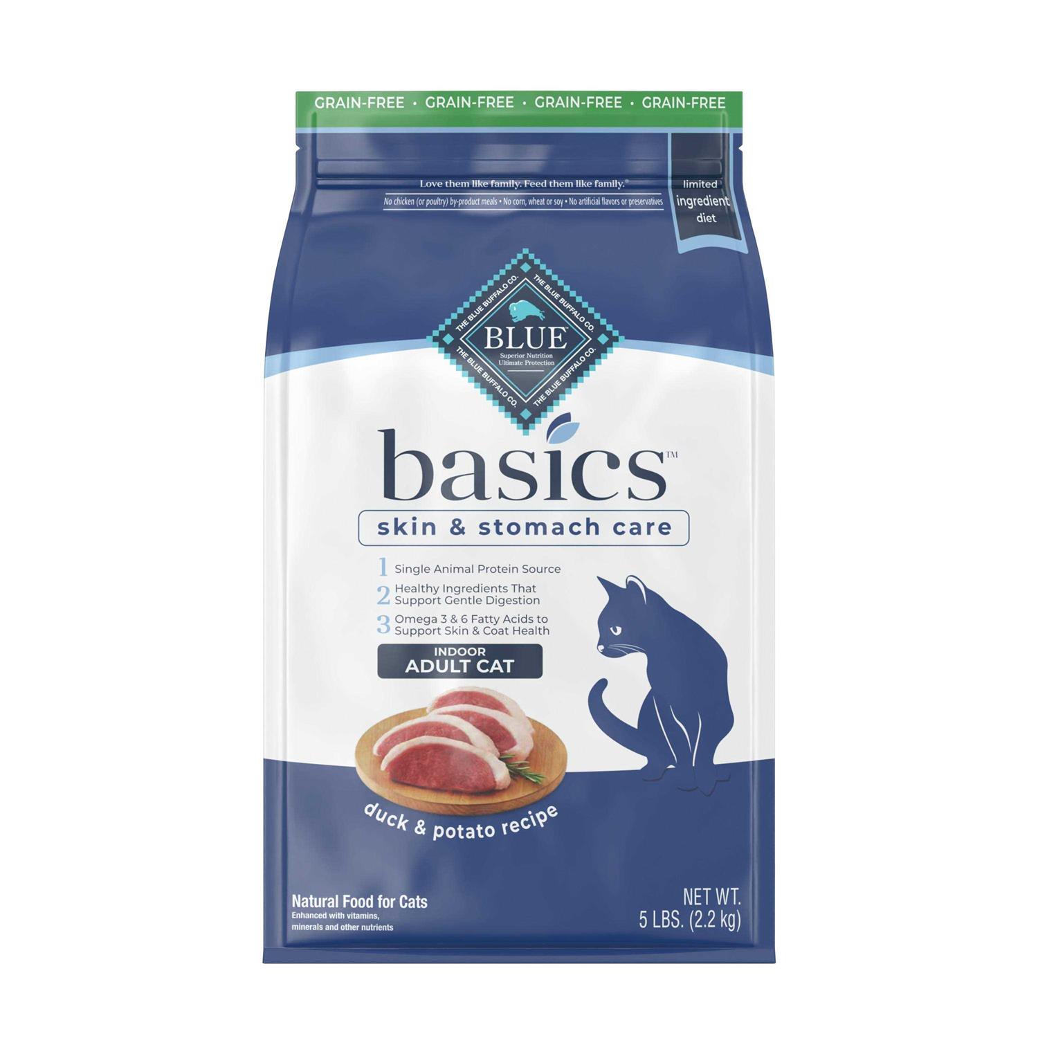 BLUE Basics Grain-Free Adult Indoor Dry Cat Food - Healthber
