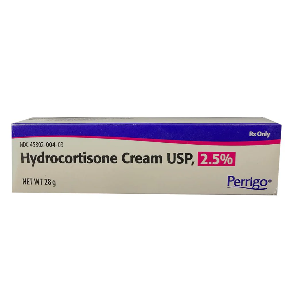 Rx Hydrocortisone Cream, 2.5% x 1 oz Tube - Healthber