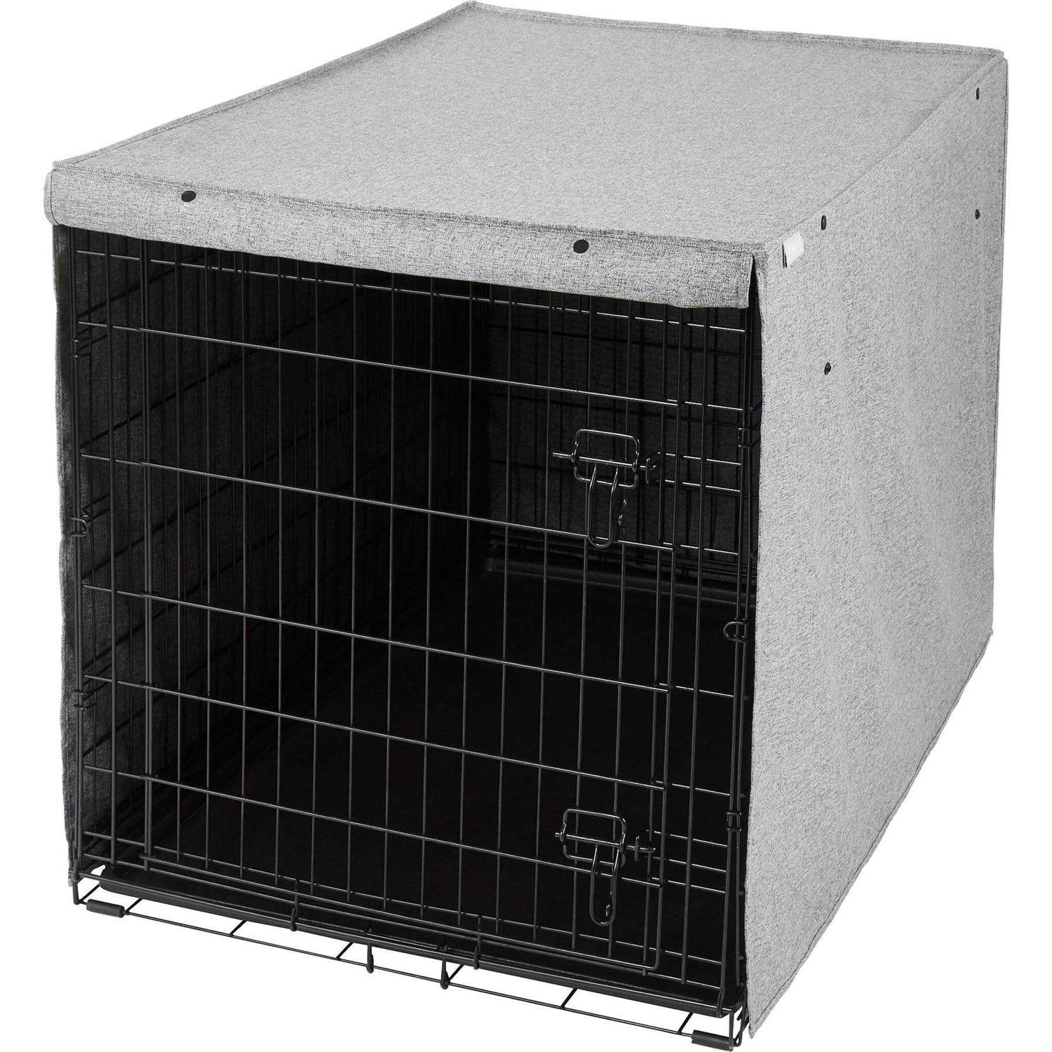 Frisco Faux linen Dog Crate Cover - Healthber