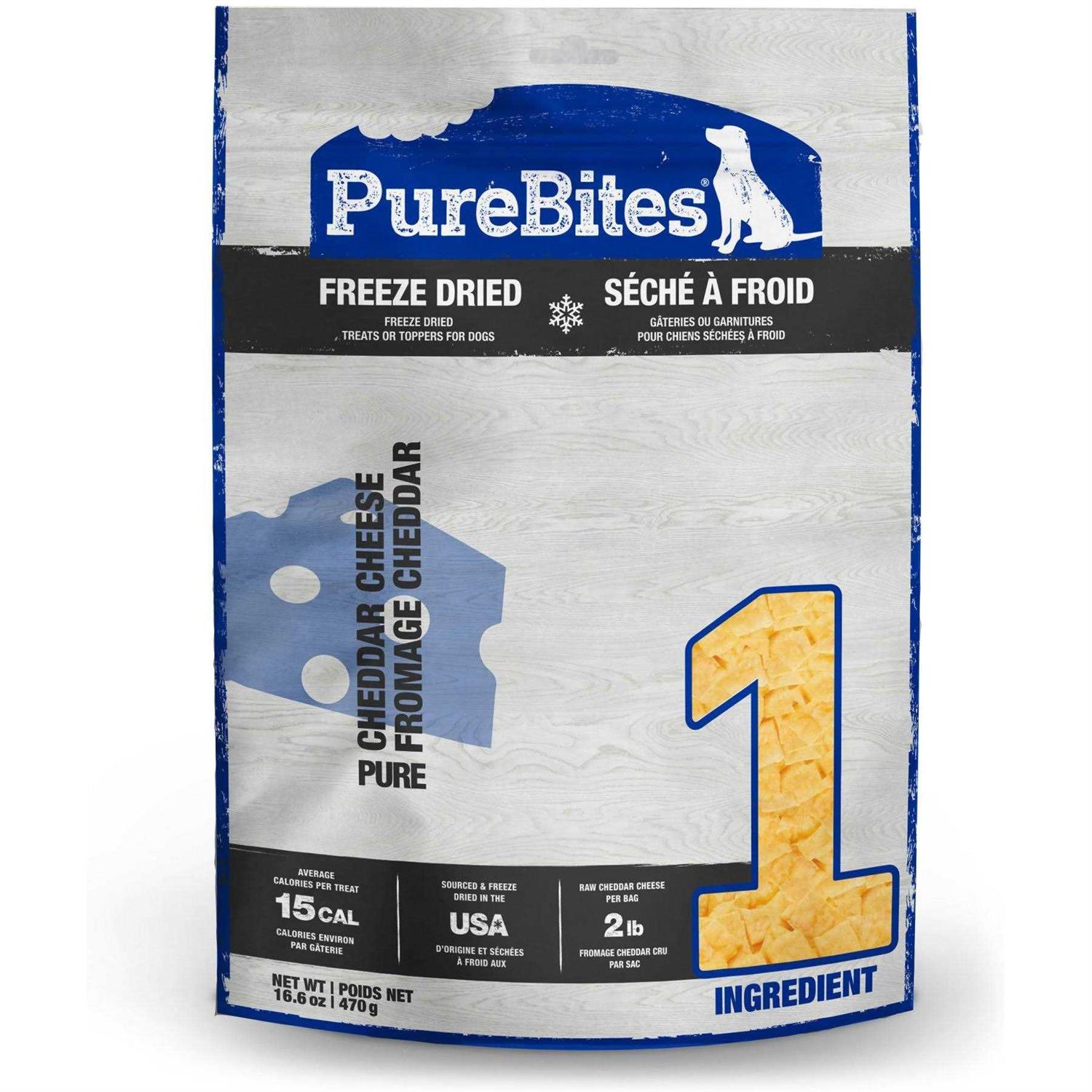 PureBites Cheddar Cheese Freeze Dried Dog Treats - Healthber