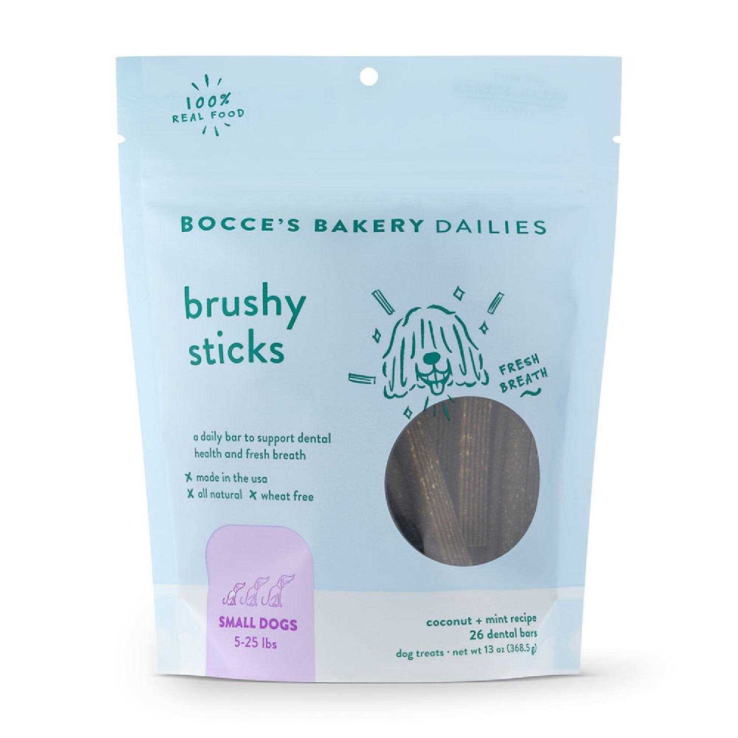 Bocce’s Bakery Brushy Sticks - Healthber