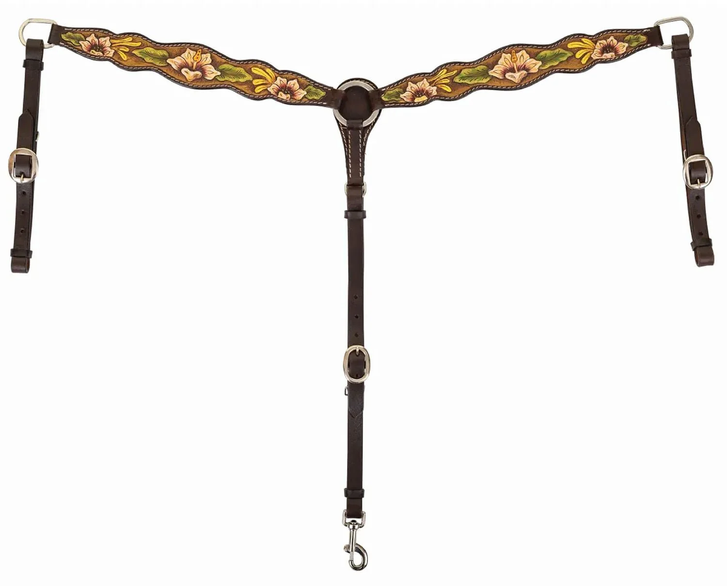 Circle Y Texas Grace Breast Collar, Full - Healthber