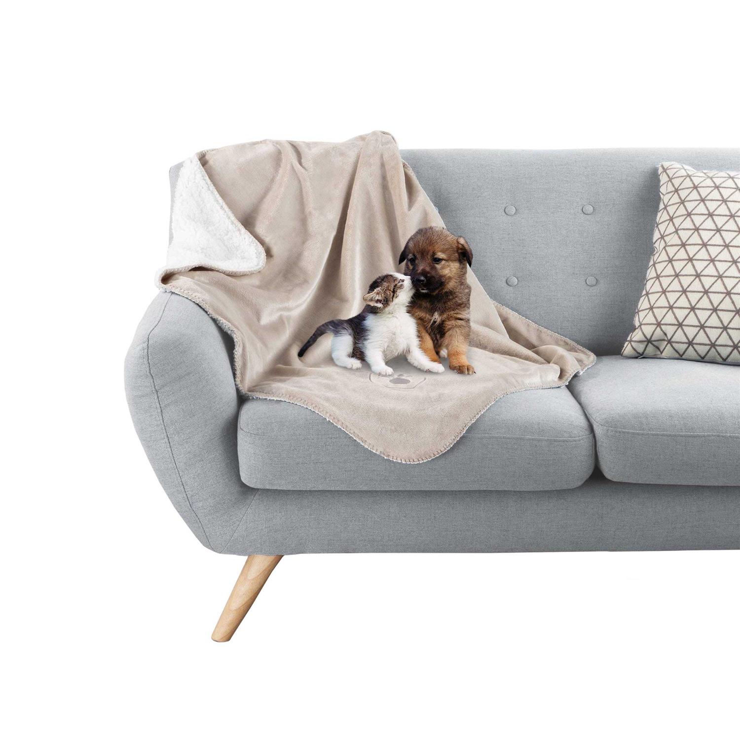 Petmaker Waterproof Pet Blanket Throw Couch - Healthber
