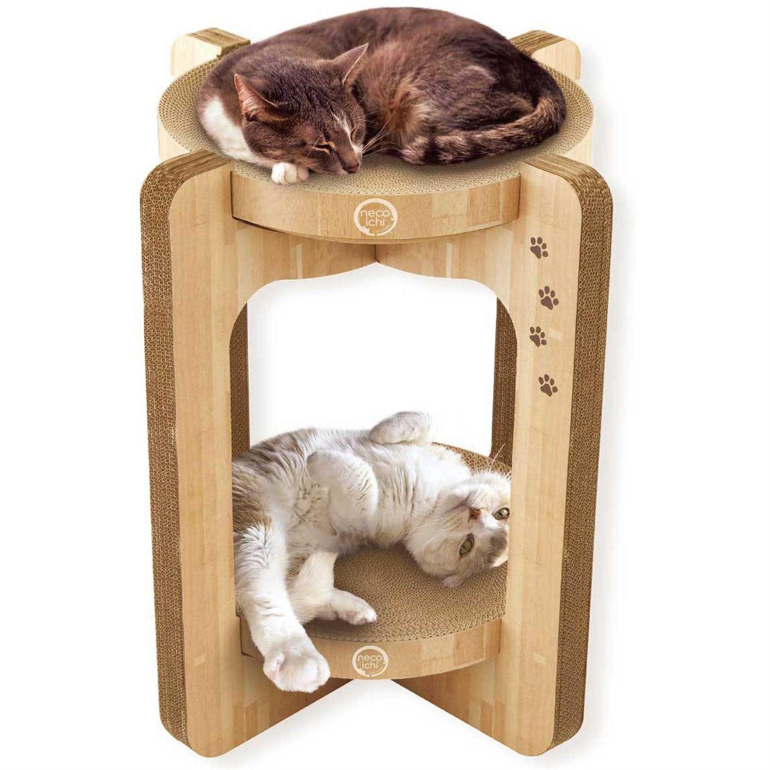 Necoichi Cozy Cat Scratcher Tower - Healthber