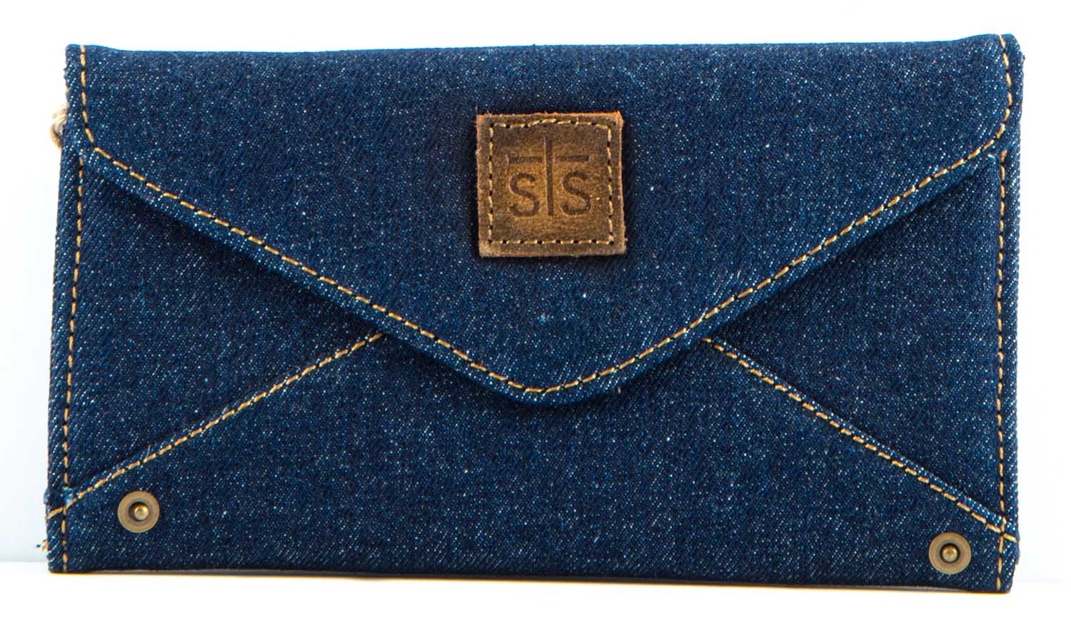 STS Blue Bayou Denim Wallet - Healthber