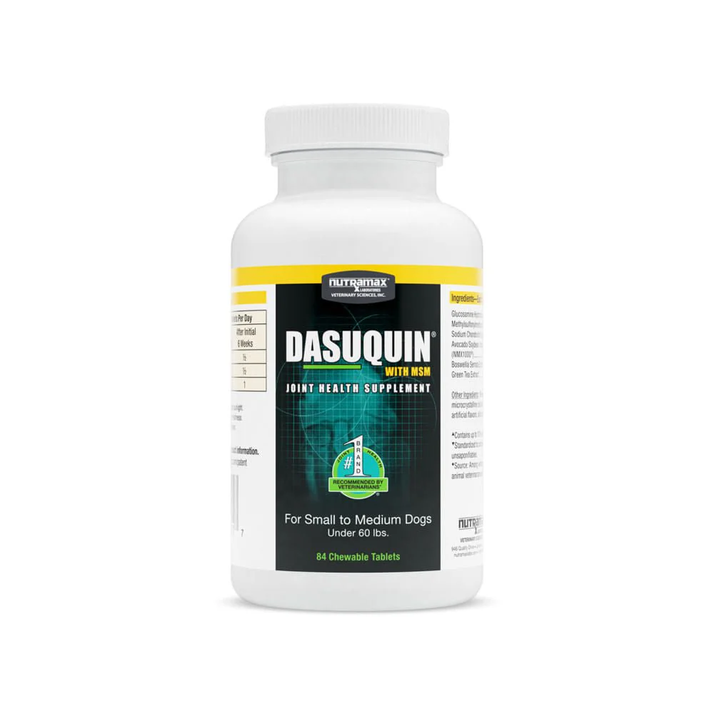 Nutramax Dasuquin for Dogs, Joint Health Supplement, Contains Glucosamine, Plus Chondroitin, ASU, MSM and More, Supports Healthy Joints, Chewable Tablets - Healthber