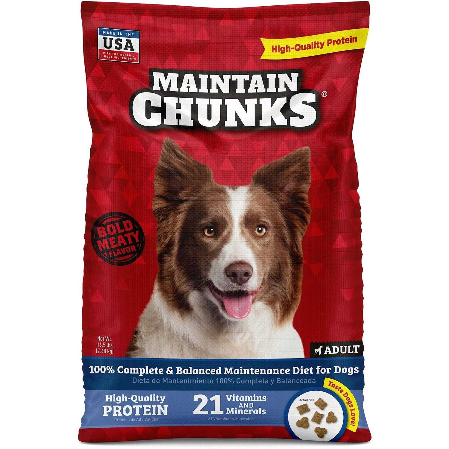 Maintain Chunks Dog Food - Healthber