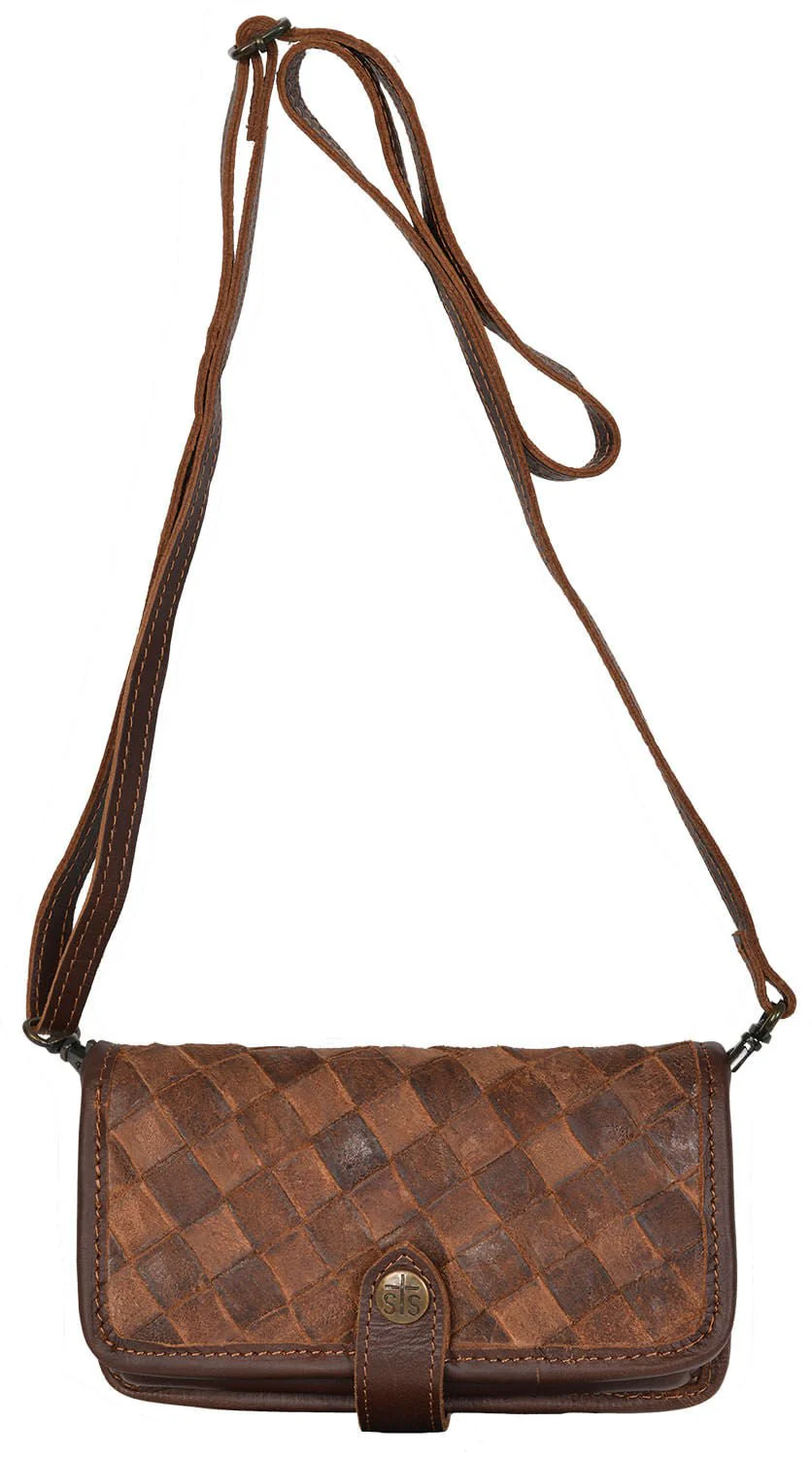 STS Basket Weave Bifold Crossbody - Healthber