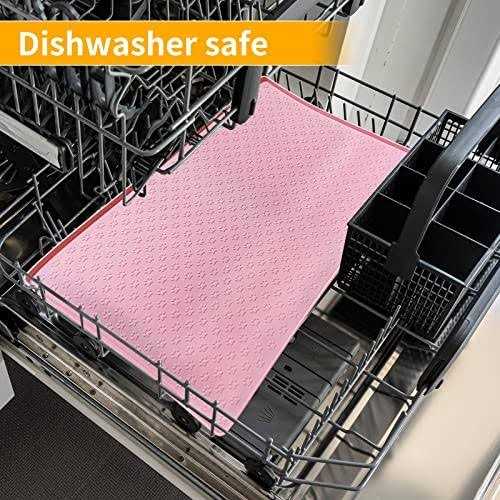 Ptlom Pet Placemat for Dog and Cat, Mat for Prevent Food and Water Overflow, Suitable for Small, Medium and Big Pet - Healthber