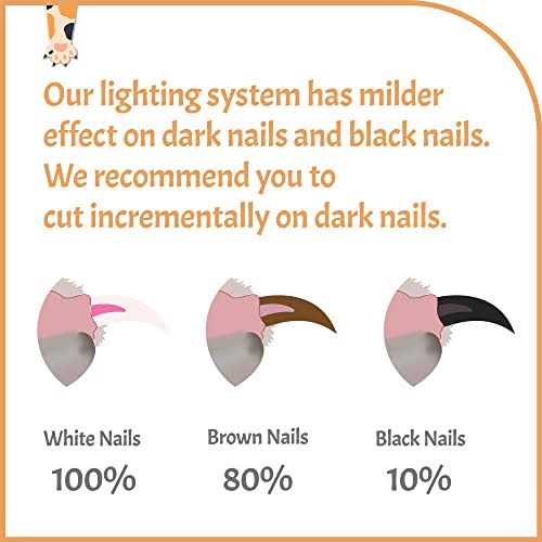 Pawsibility Reinvented Pet Nail Clippers for Your Pal Ultra Bright LED Light for Bloodline - Healthber