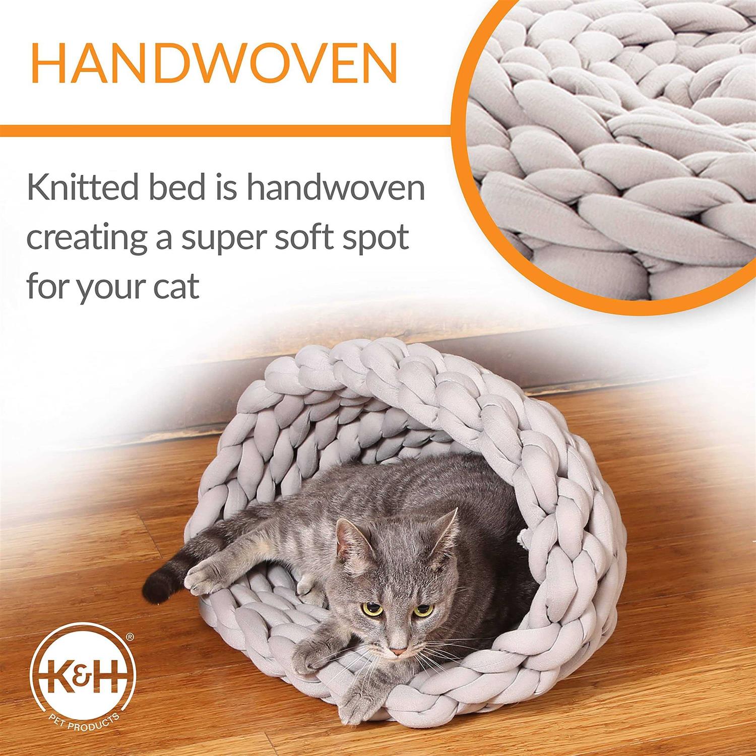K&H Pet Products Knitted Pet Bed - Healthber