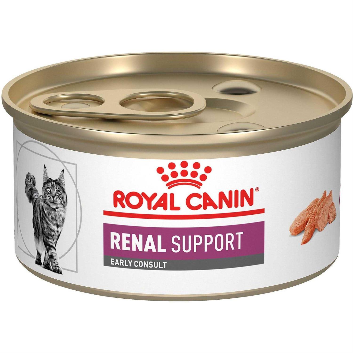 Royal Canin Veterinary Diet Adult Renal Support Early Consult Loaf in Sauce Canned Cat Food - Healthber