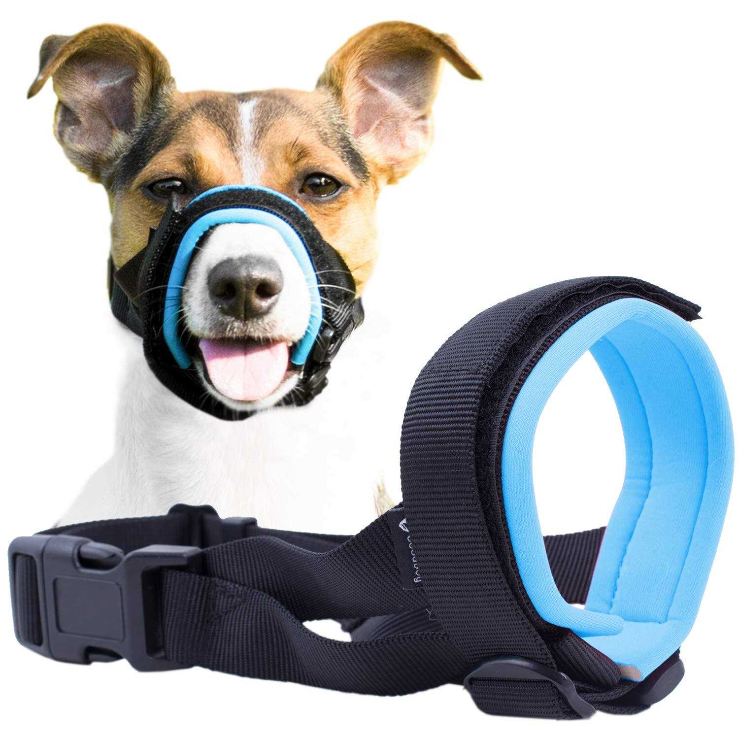 GoodBoy Gentle Muzzle Guard for Dogs Prevents Biting and Unwanted Chewing Safely Secure Comfort Fit - Healthber