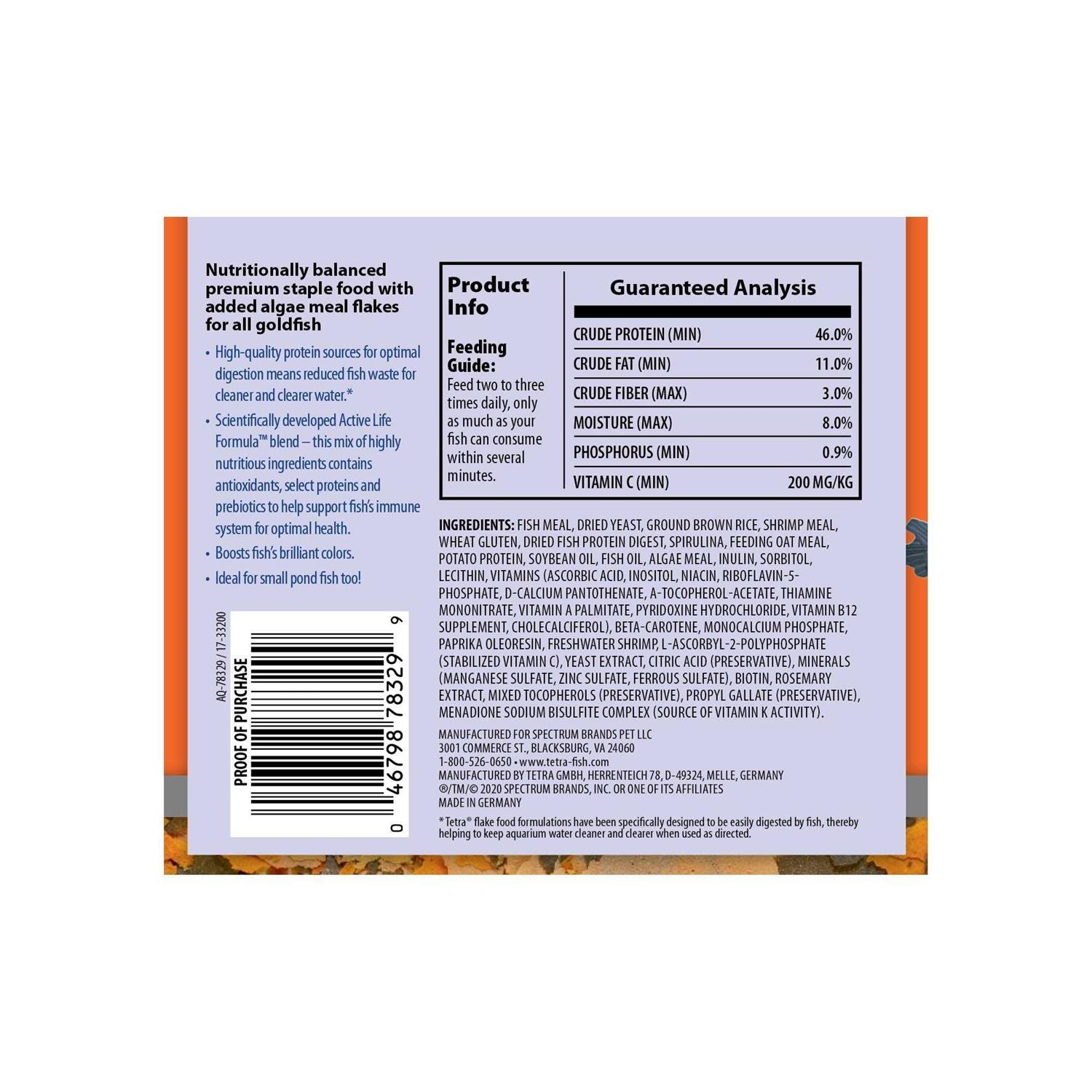 Tetra Goldfish Select Flakes - Healthber